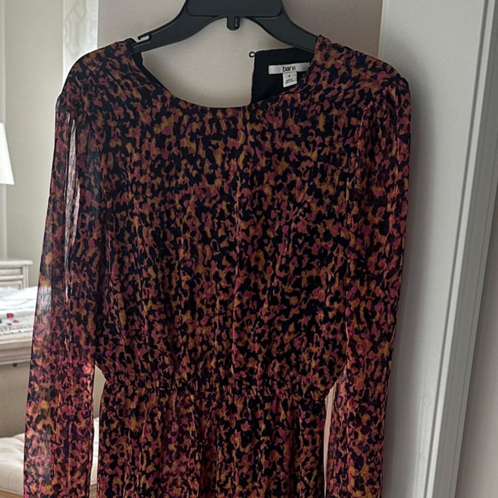 Bar III  Multicolor Long Sleeve Dress
